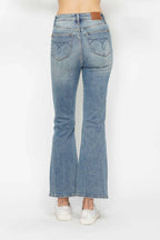 Judy Blue Tummy Control Back Embroidered Pocketed Bootcut Jeans 88783 - 3 Inseams