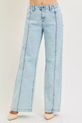 RISEN Slouchy Wide Leg Jeans ACID LIGHT